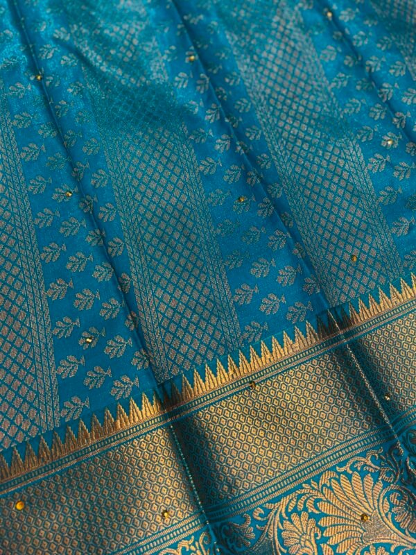 Kanjivaram Silk- Pink - Image 6